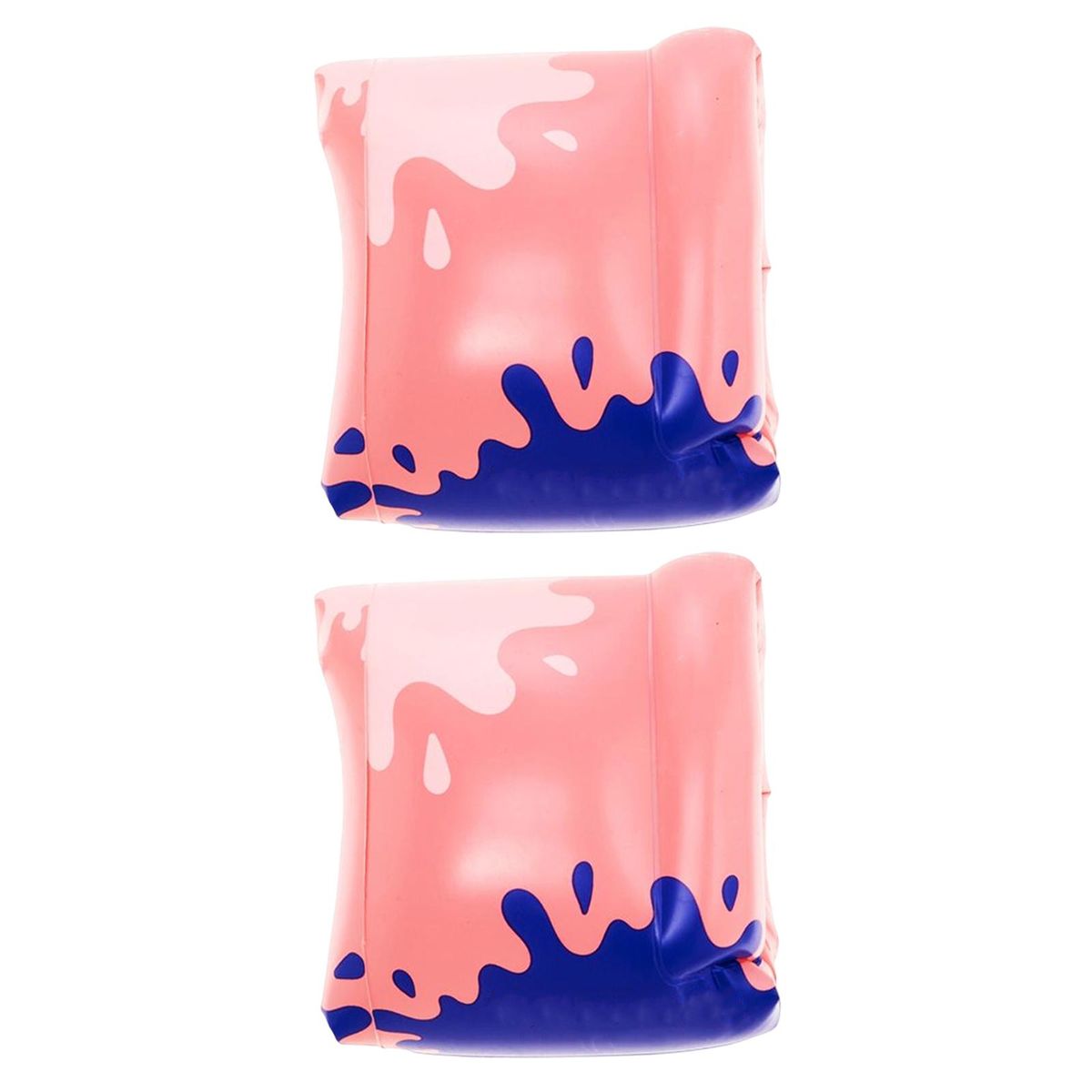 Swim Arm Bands Pool Swimming Arm Float Rings For Children Pink Round