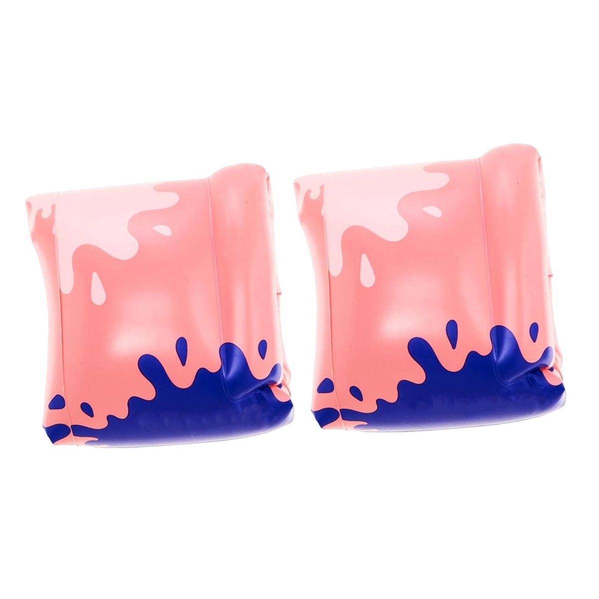 Swim Arm Bands Pool Swimming Arm Float Rings For Children Pink Round