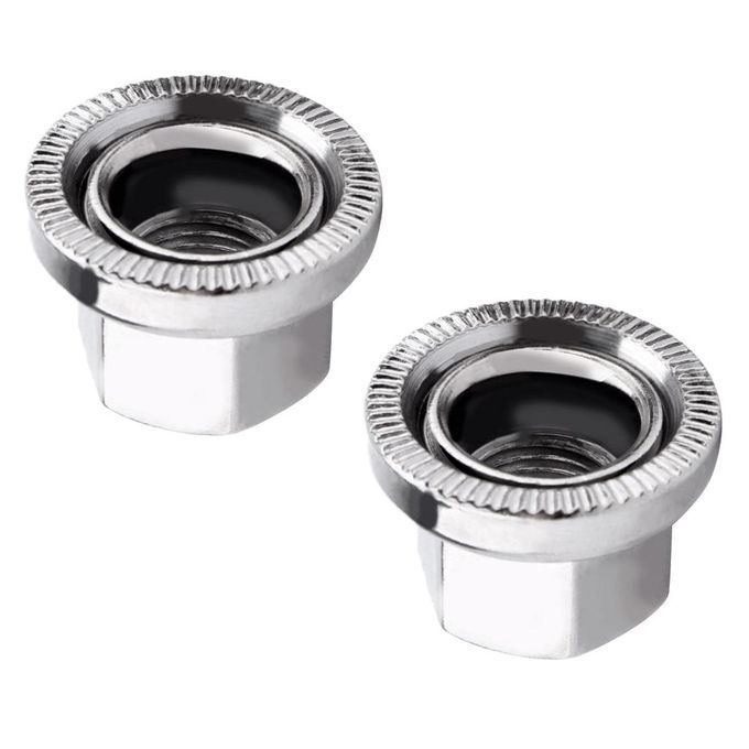 20x Durable Axle Wheel Nuts For Bolt Screw Fastener Washer Bike