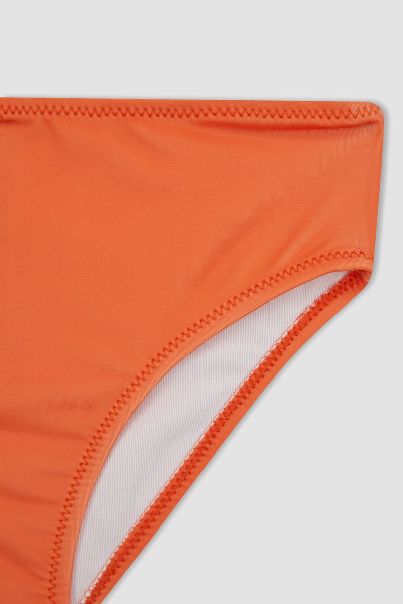 Girl Special Collection Regular Fit Woven Bikini - Orange