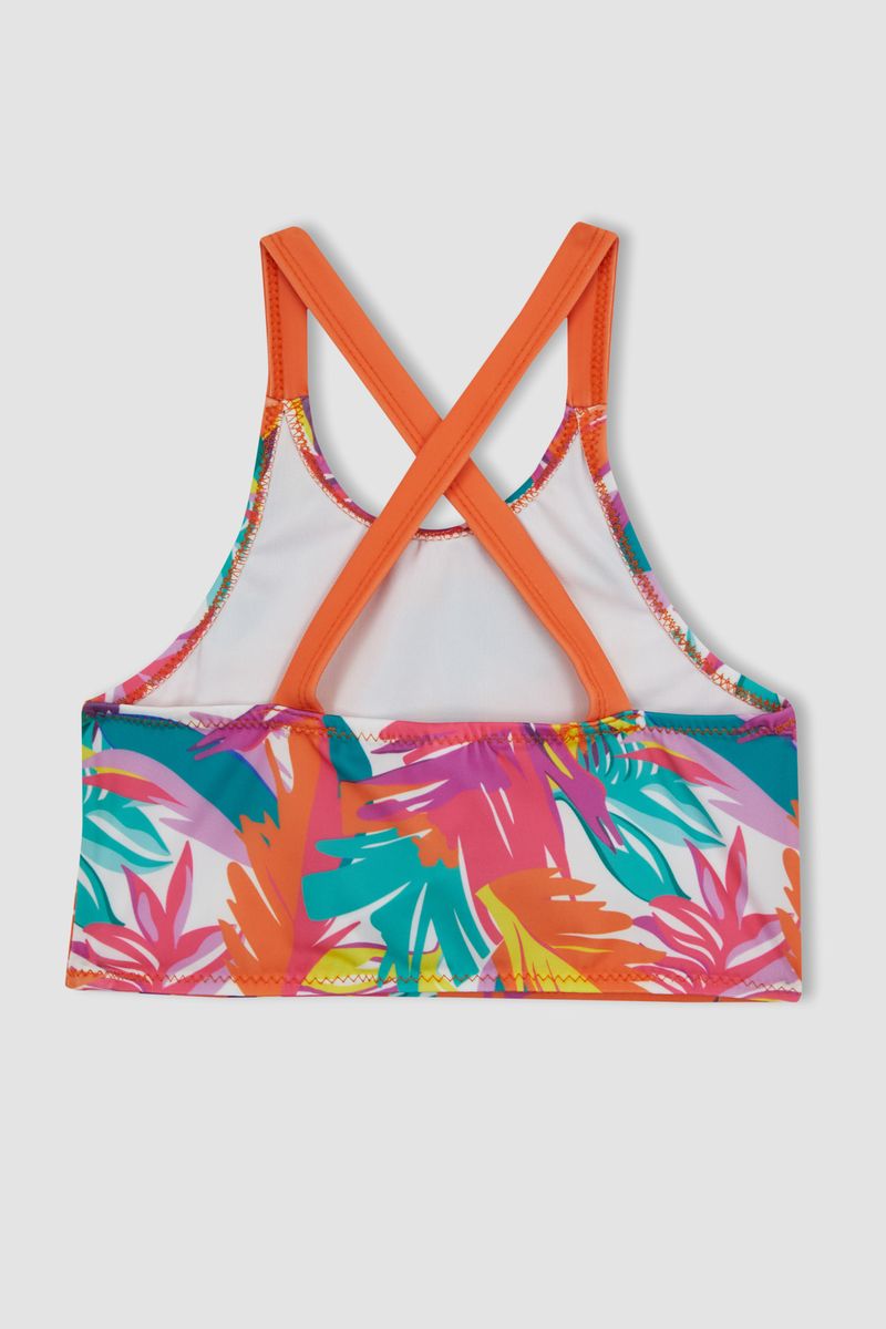 Girl Special Collection Regular Fit Woven Bikini - Orange
