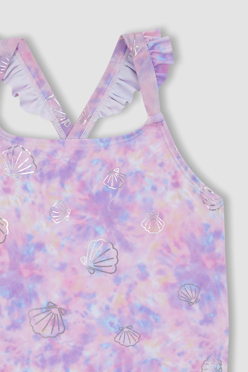 Girl Special Collection Regular Fit Woven Swimsuit - Pink
