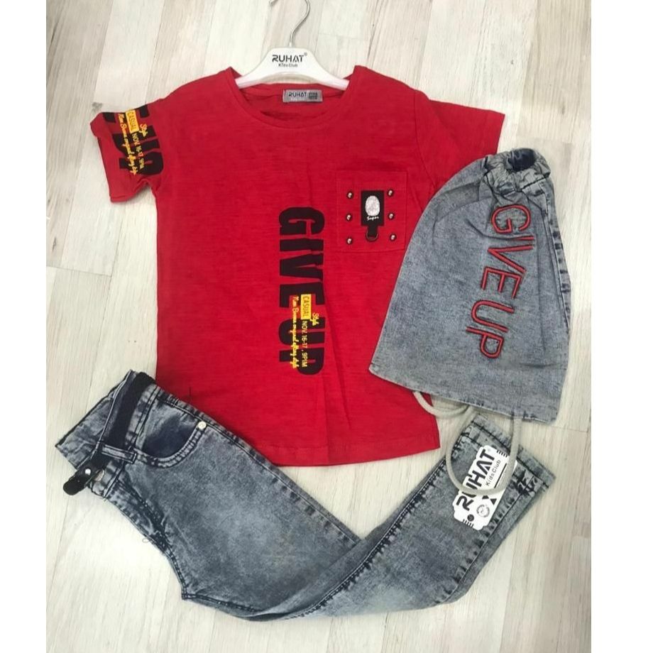 Stylish Kids 2piece Jean's And Top
