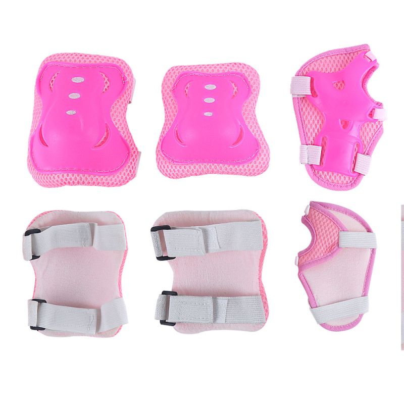 Protective Elbow Set 6 Knee Wrist Teens Guard Kids Gear Pcs