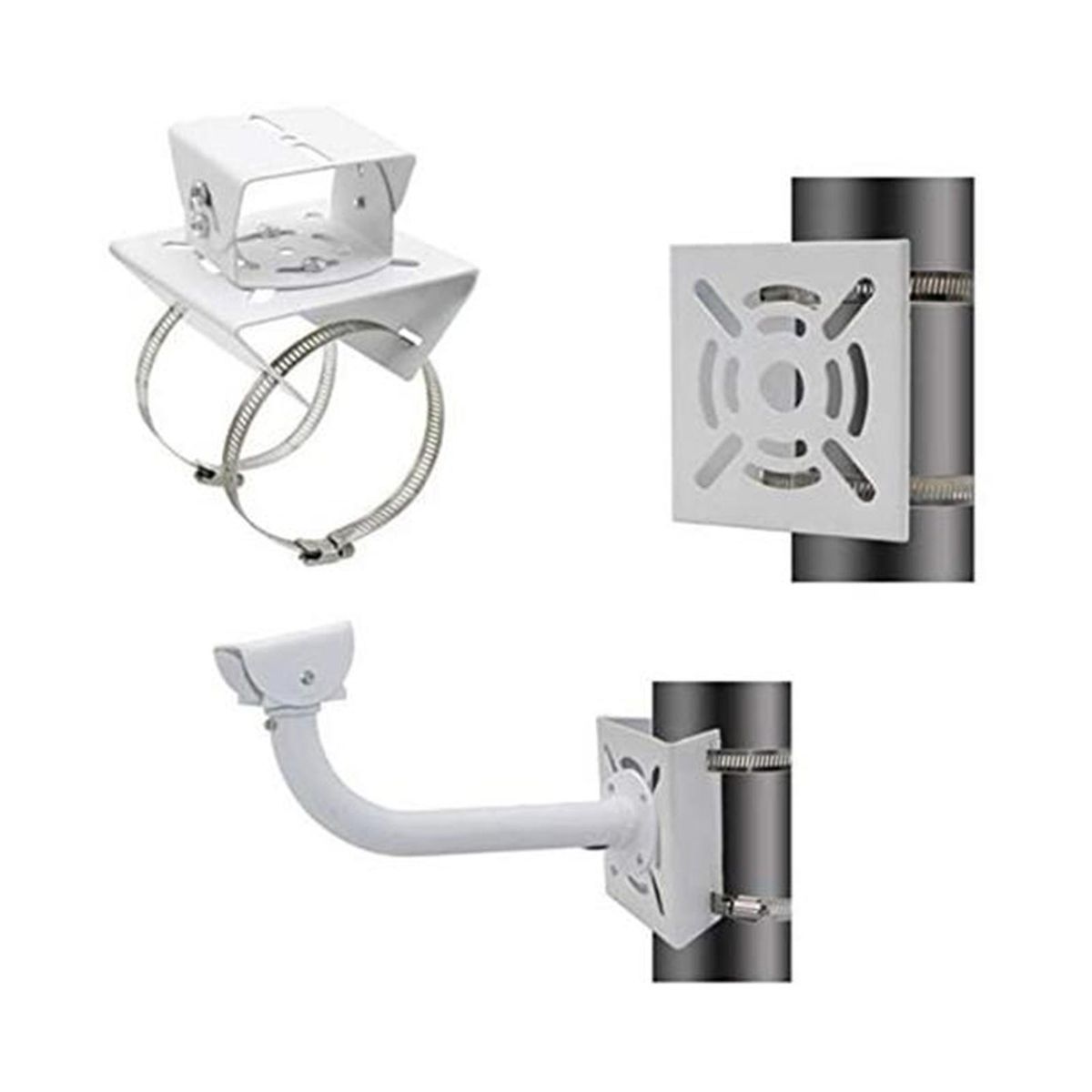 CCTV Accessories Pole Mount Bracket Holder Stand For Home