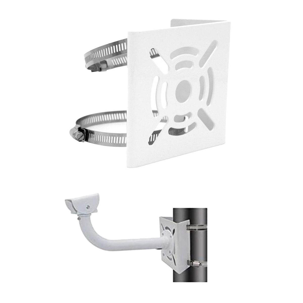 CCTV Accessories Pole Mount Bracket Holder Stand For Home