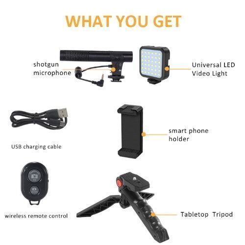 Video Making Vlogging Kit For Andriod Phone(6in1)