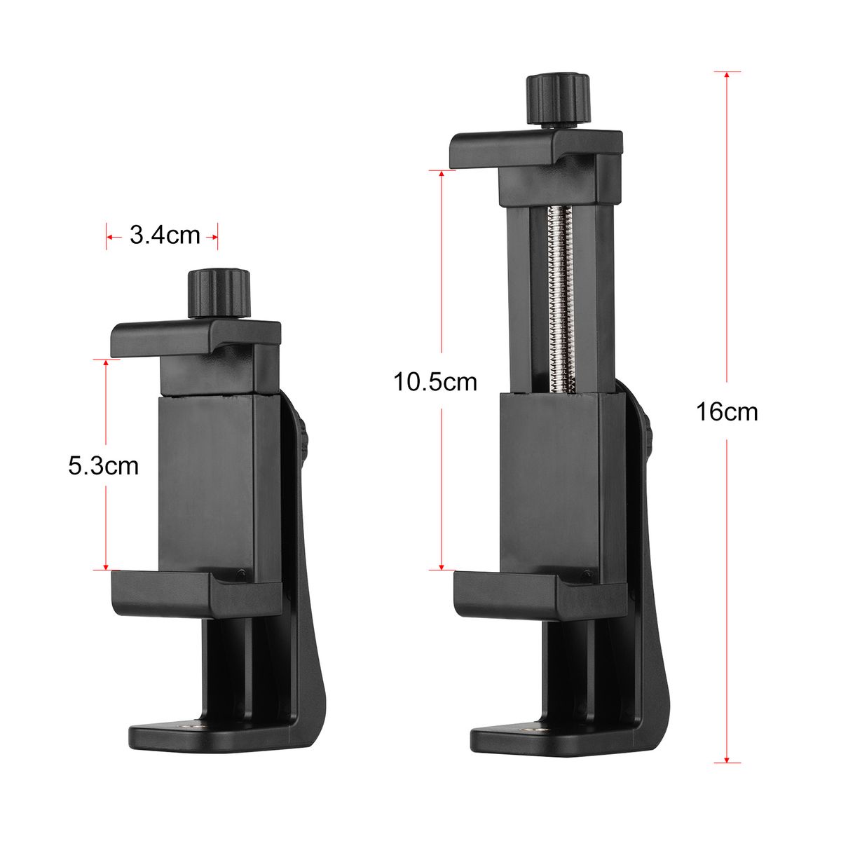 Adjustable Phone Clip ＋ BT Remote Shutter Set Tripod Mount