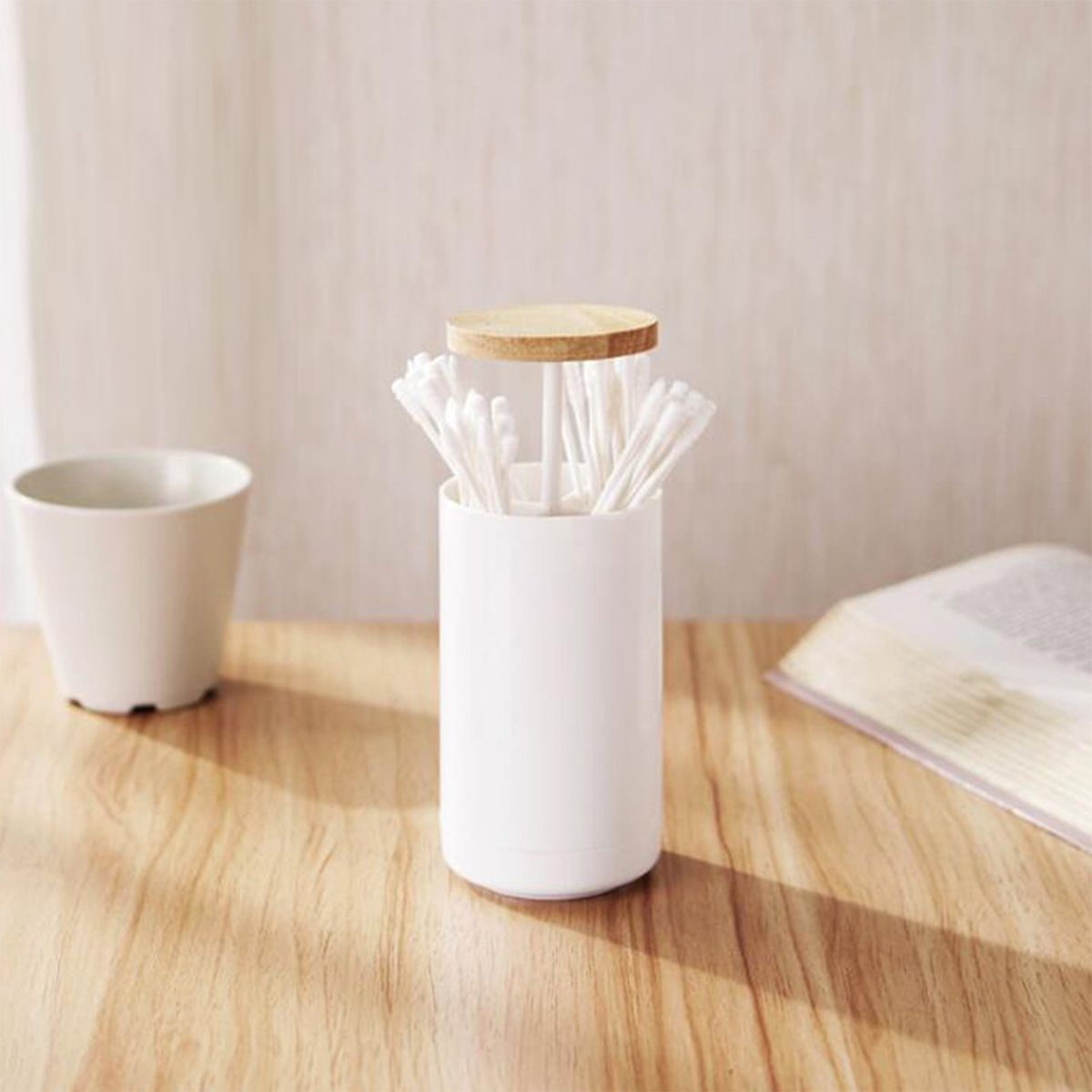Pop-up Cotton Swabs Holder Toothpick Dispenser