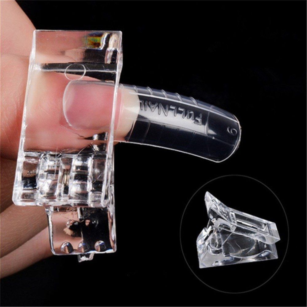 Nail Extension Set 100pcs Crystal Fake Nails 5pcs Extension