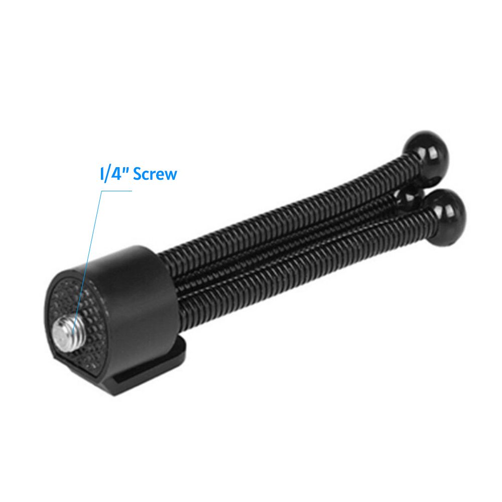 Desktop Web Camera Stand Bracket Mini Metal Tripod With 1/4