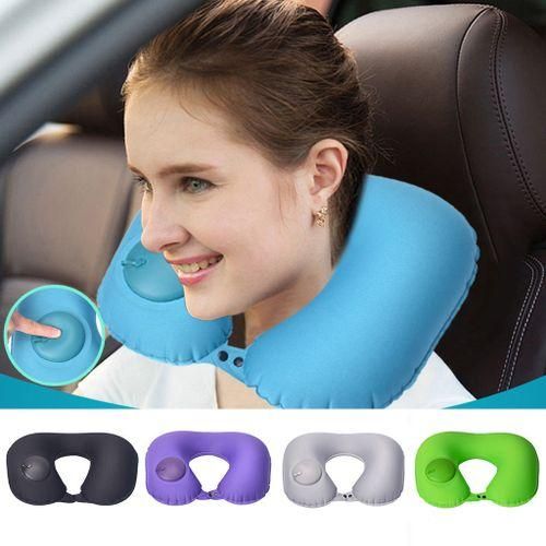 Inflatable Travel U Shaped Air Pillow Foldable