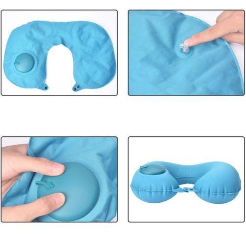 Inflatable Travel U Shaped Air Pillow Foldable