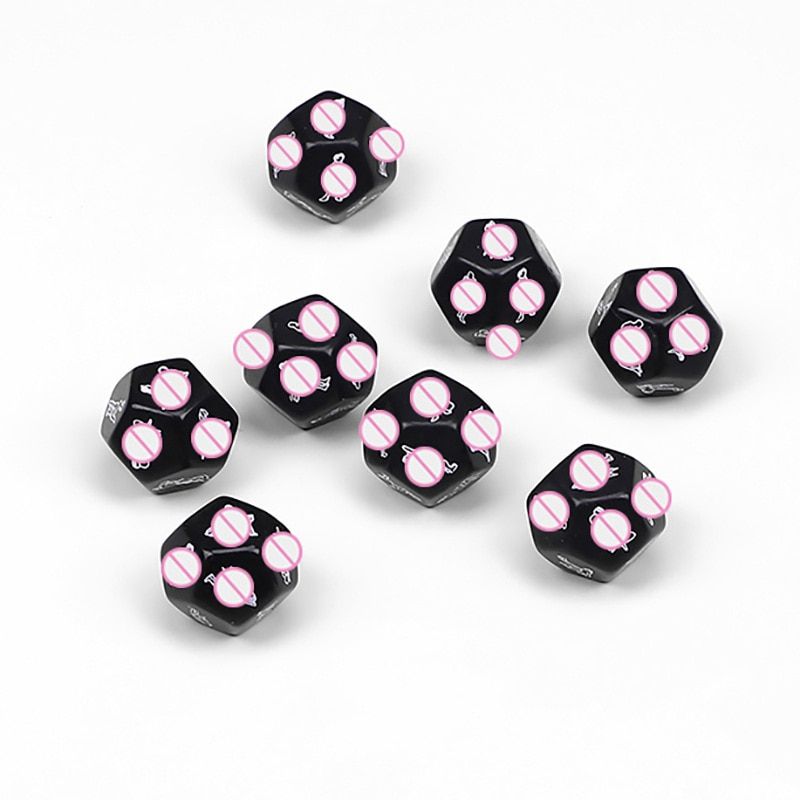 Sexy Dice Erotic Craps Sex Glow Dice Love Dices Toys For