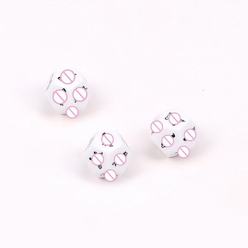 Sexy Dice Erotic Craps Sex Glow Dice Love Dices Toys For