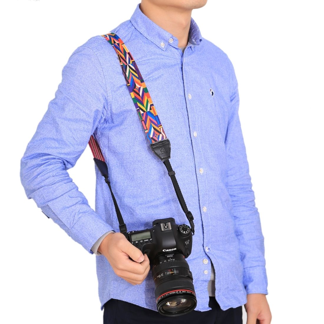 Retro Ethnic Style Multi-color Series Shoulder Neck Strap Camera Strap For SLR / DSLR Cameras
