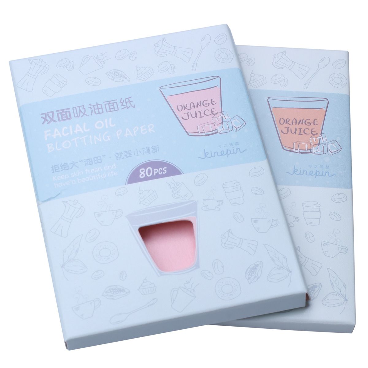 Kinepin 160Pcs Facial Tissue Paper Oil Blotting Papers