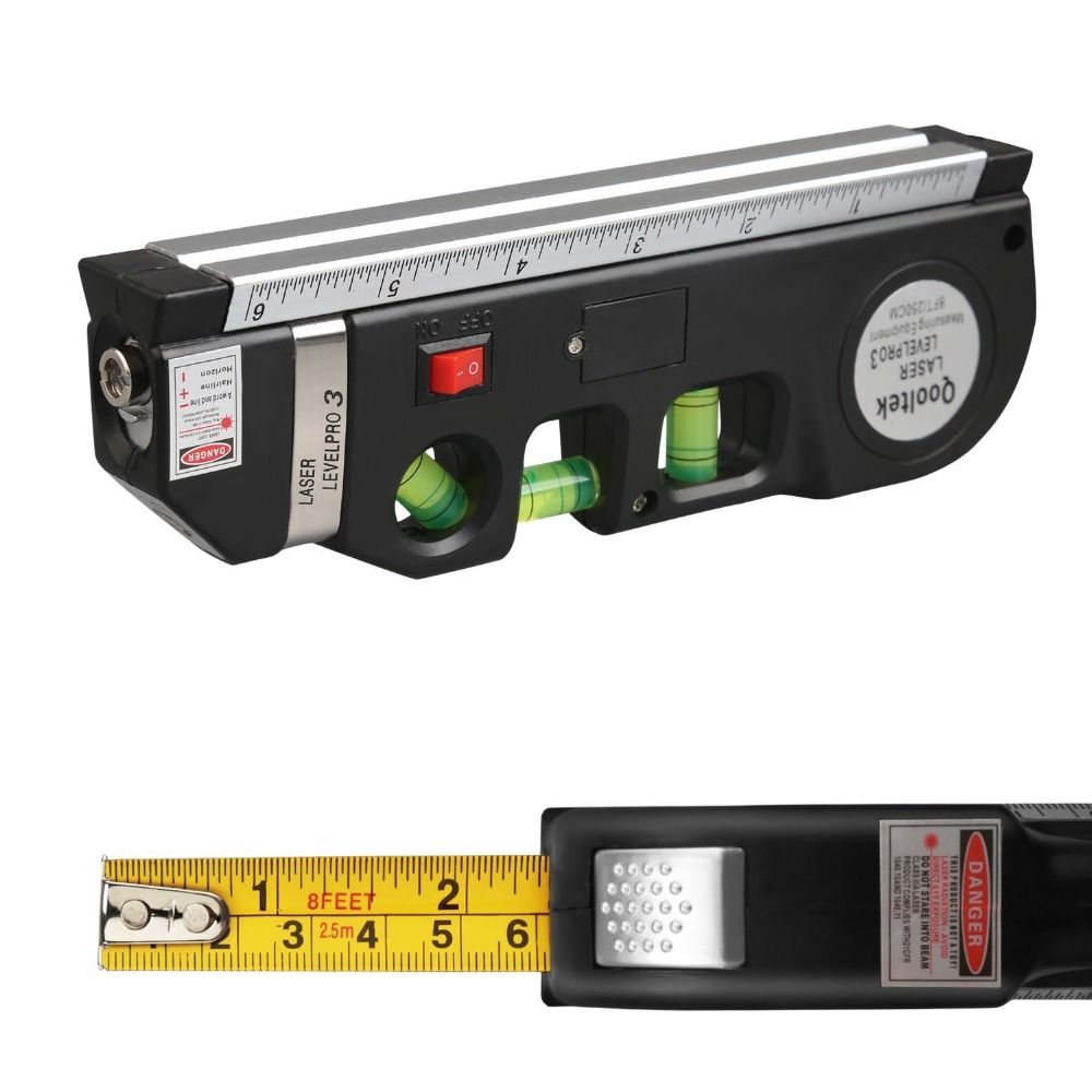 Projects Horizontal Vertical Laser Light Beam Measure Tape