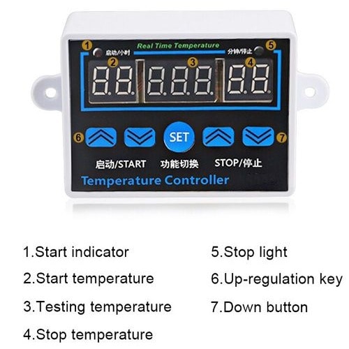 Multi-function Digital Temperature Controller with Probe