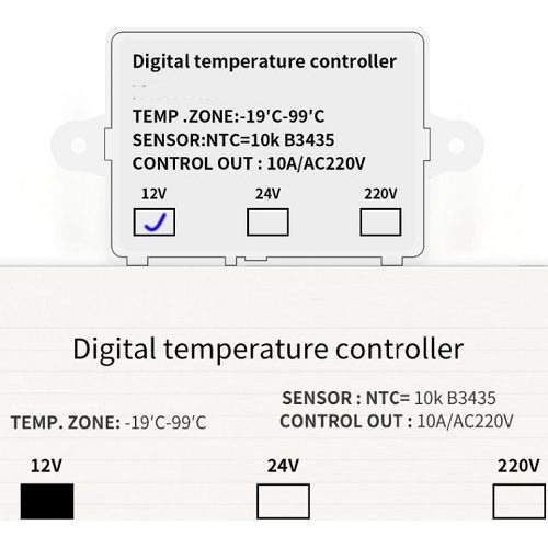 Multi-function Digital Temperature Controller with Probe