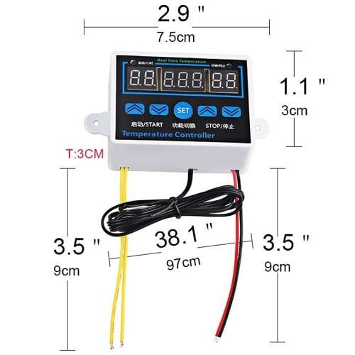 Multi-function Digital Temperature Controller with Probe