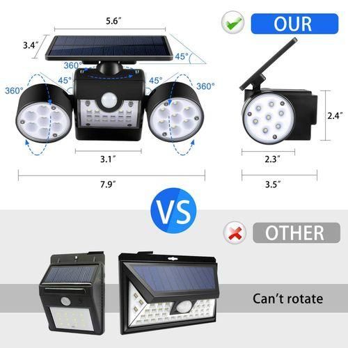 Solar Lights Outdoor Solar Flood Solar Powered Wall Lights