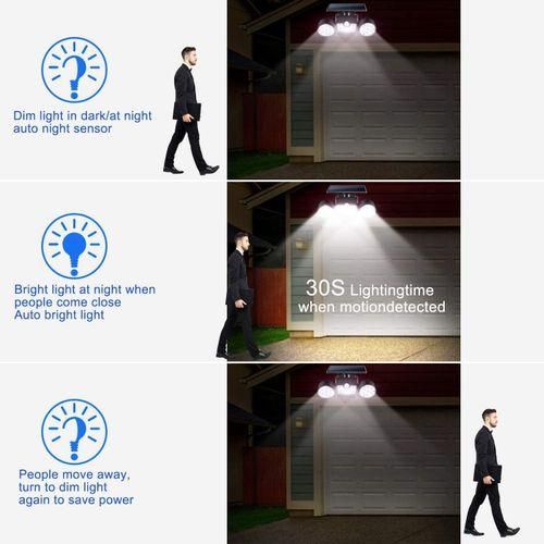 Solar Lights Outdoor Solar Flood Solar Powered Wall Lights