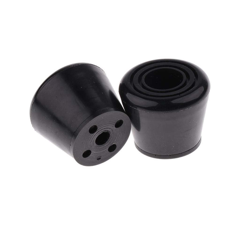 2pcs Boys Girls Kids Roller Skate Ice Skate Toe Stops Stoppers Black