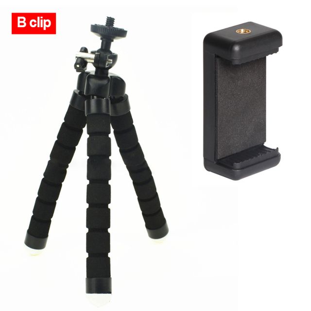 3in1 Phone Holder Flexible Octopus Tripod Bracket