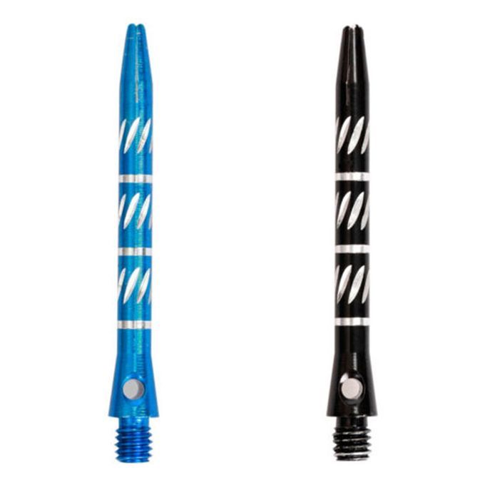 MT 6Pcs Steel Tip Darts Tungsten Barrel Aluminium Shafts Professional Dart Set-Sliver
