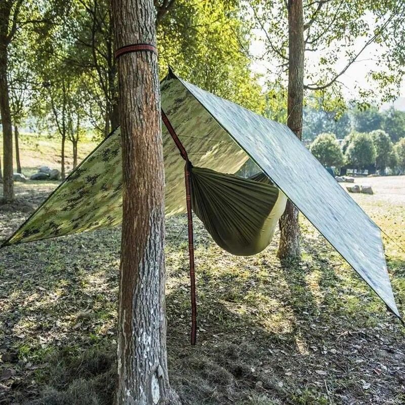 1mx1.45m Outdoor Shelter Camping BBQ Tent Tarp Outdoor Picnic Waterproof UV protection Sun Shade Beach Awning Canopy Sun Shelter