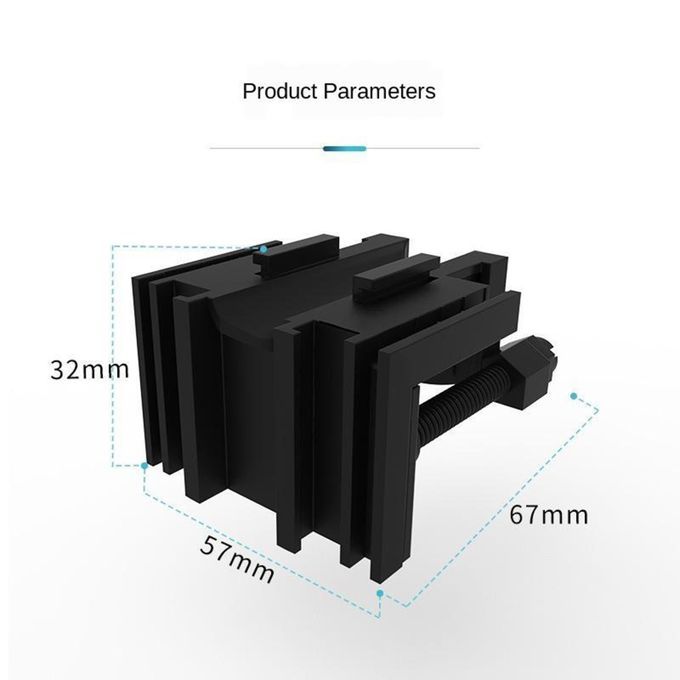Plastic Aquarium Tank Pipe Clamp Fixing Clip Mount Holder Clear