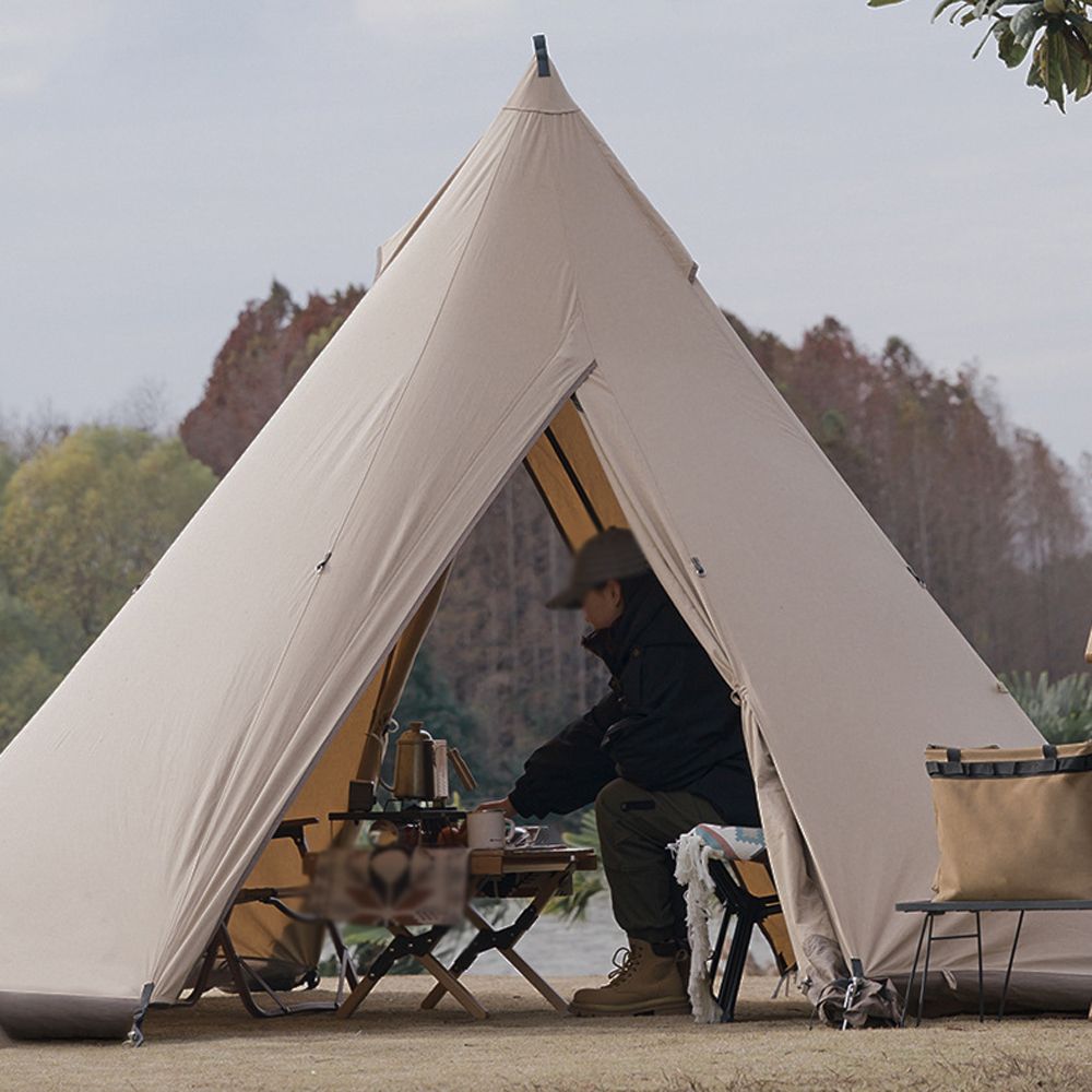 Outdoor Camping Hiking Pyramid Tent Support Multifunctional