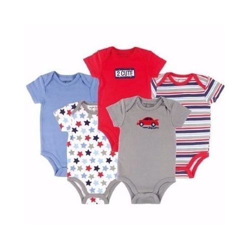 5 Pack Multicolour Bodysuit