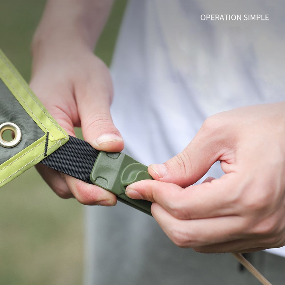 20PCS Tarpaulin Clip Tent Canopy Buckle Outdoor Wind Rope