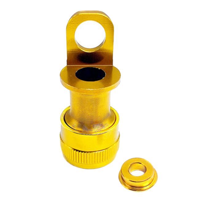 Bike Bicycle Fast Pedal Quick Release Buckle Holder For Folding Golden