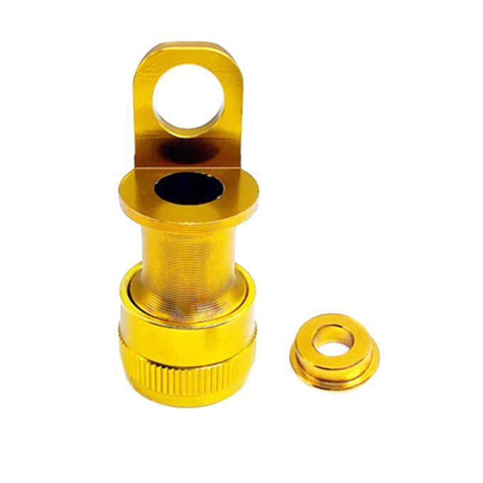 Bike Bicycle Fast Pedal Quick Release Buckle Holder For Folding Golden