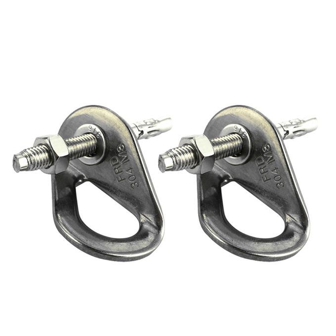 4pcs 8mm Rock Climbing Bolt Stainless Steel Anchor Bolt Hangers Set 35
