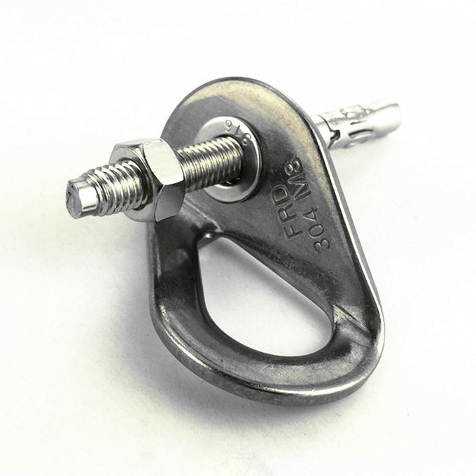 4pcs 8mm Rock Climbing Bolt Stainless Steel Anchor Bolt Hangers Set 35