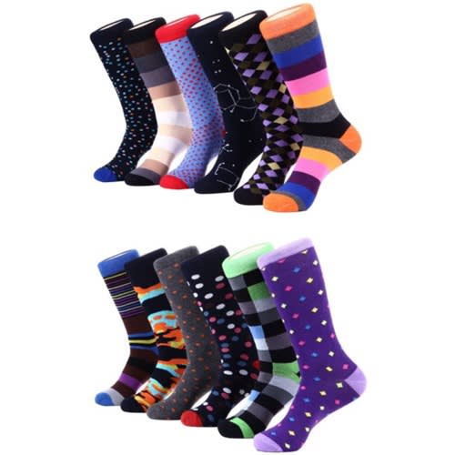 New Marino Spring Zest Men Socks - Set Of 12  -Pack 322