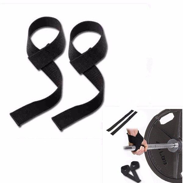 2 Set Training Weight Lifting Wrist Padded Hand Bar Straps Gym Bandage Wraps