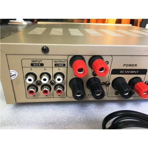 Bt-1288 Bluetooth Receiver  Karaoke Stereo 2ch Amplifier  Support Fm Usb Sd With Remote