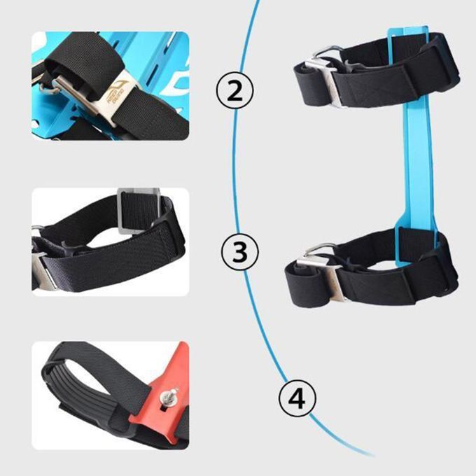 Scuba Diving Backplate Equipment Single Tank Adapter With Tank Blue