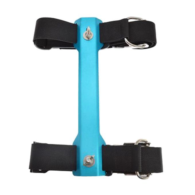 Scuba Diving Backplate Equipment Single Tank Adapter With Tank Blue