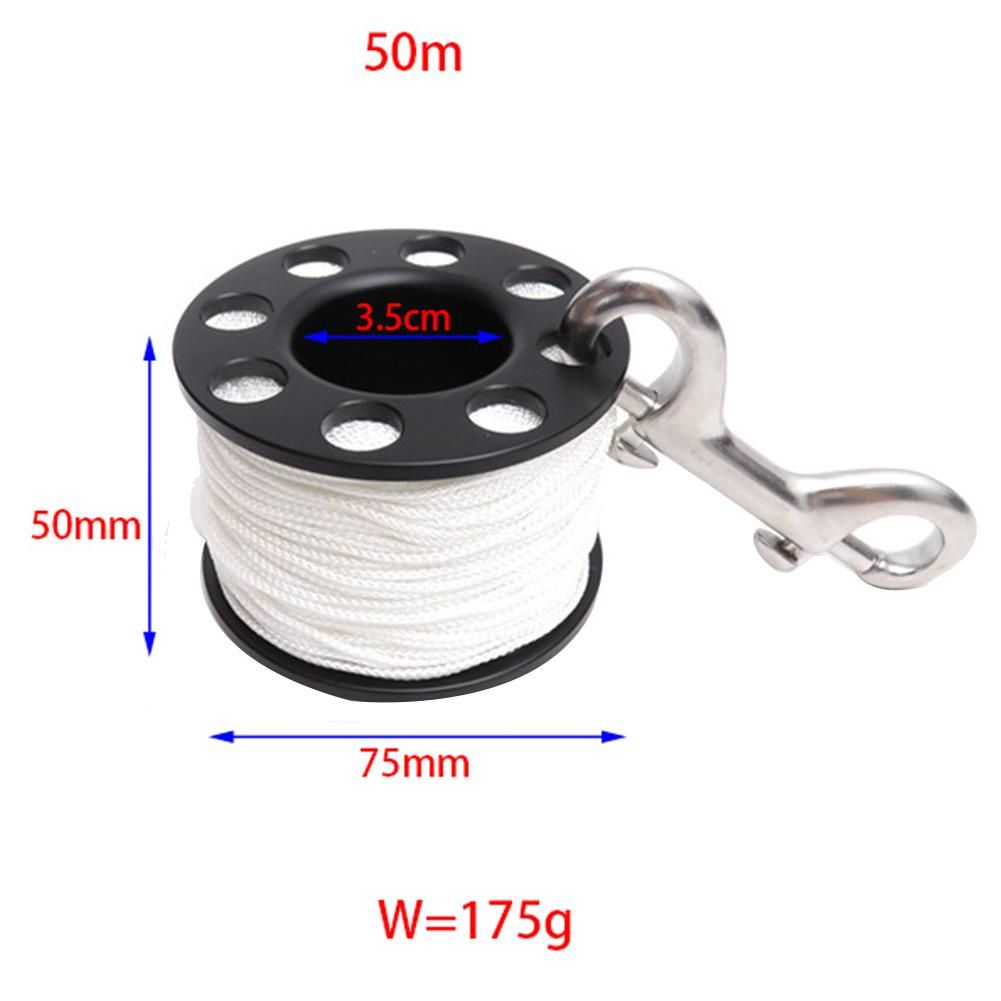 50M Scuba Diving Spool Finger Reel with Double Ended