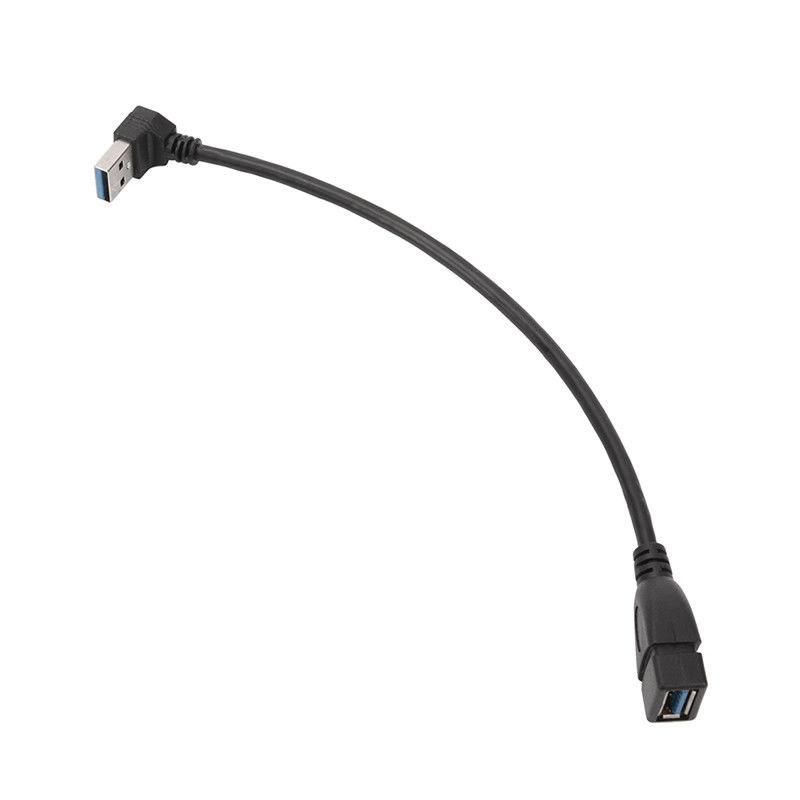 USB 3.0 Angle 90 Degree Extension Cable Male to Female