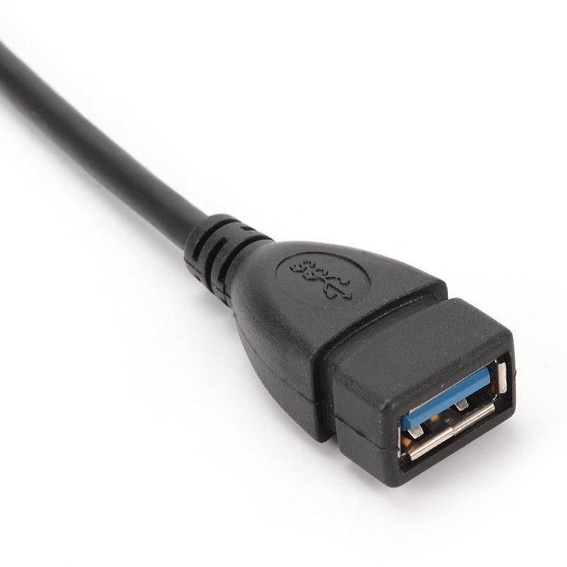 USB 3.0 Angle 90 Degree Extension Cable Male to Female