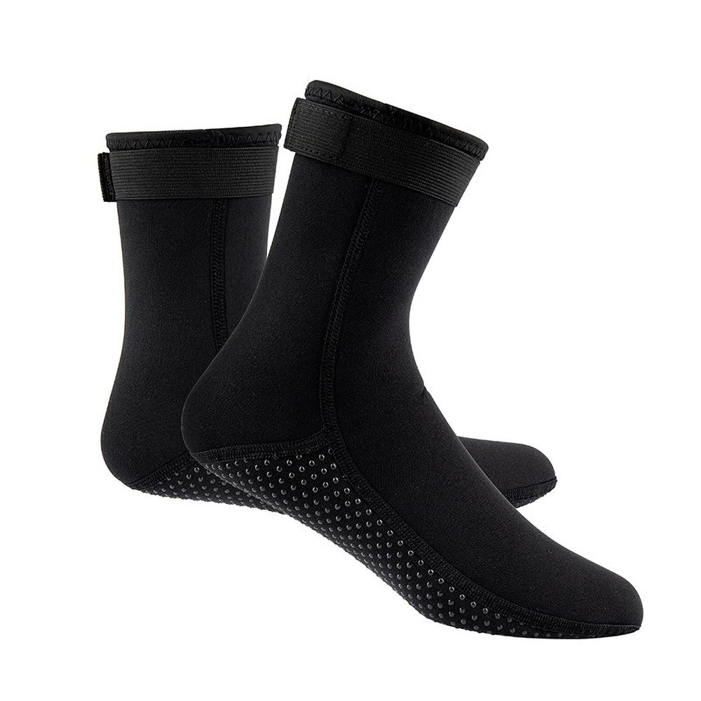 3mm Prevent Scratches Snorkeling Wetsuit Non-Slip Beach Socks 1Pair Neoprene Diving Socks Boots