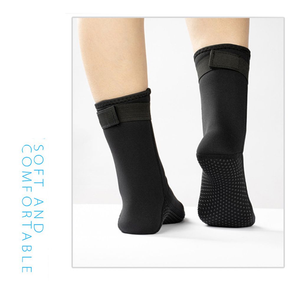 3mm Prevent Scratches Snorkeling Wetsuit Non-Slip Beach Socks 1Pair Neoprene Diving Socks Boots