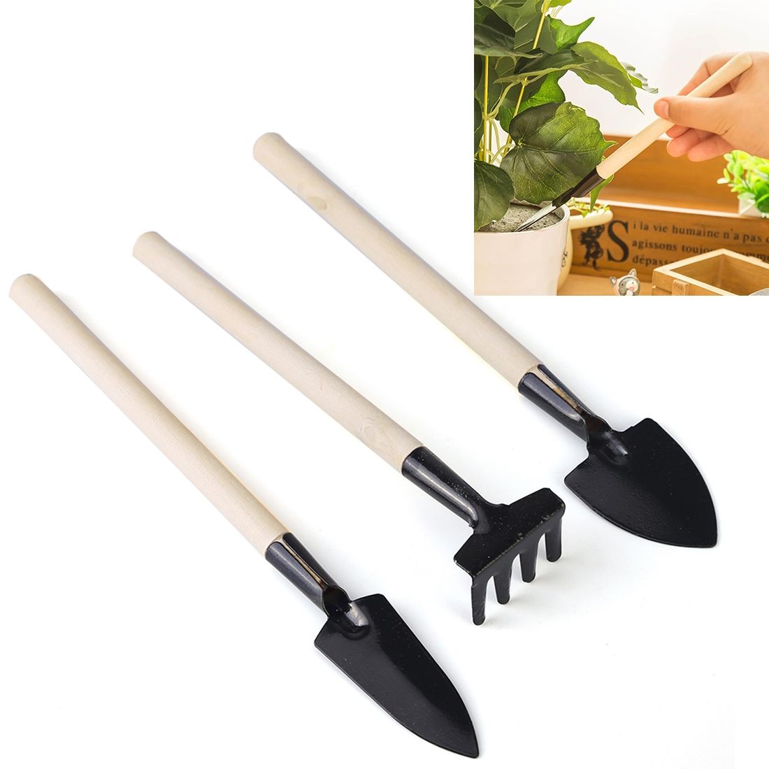 Garden Hand  Tool Rake Shovel Digging Trowel